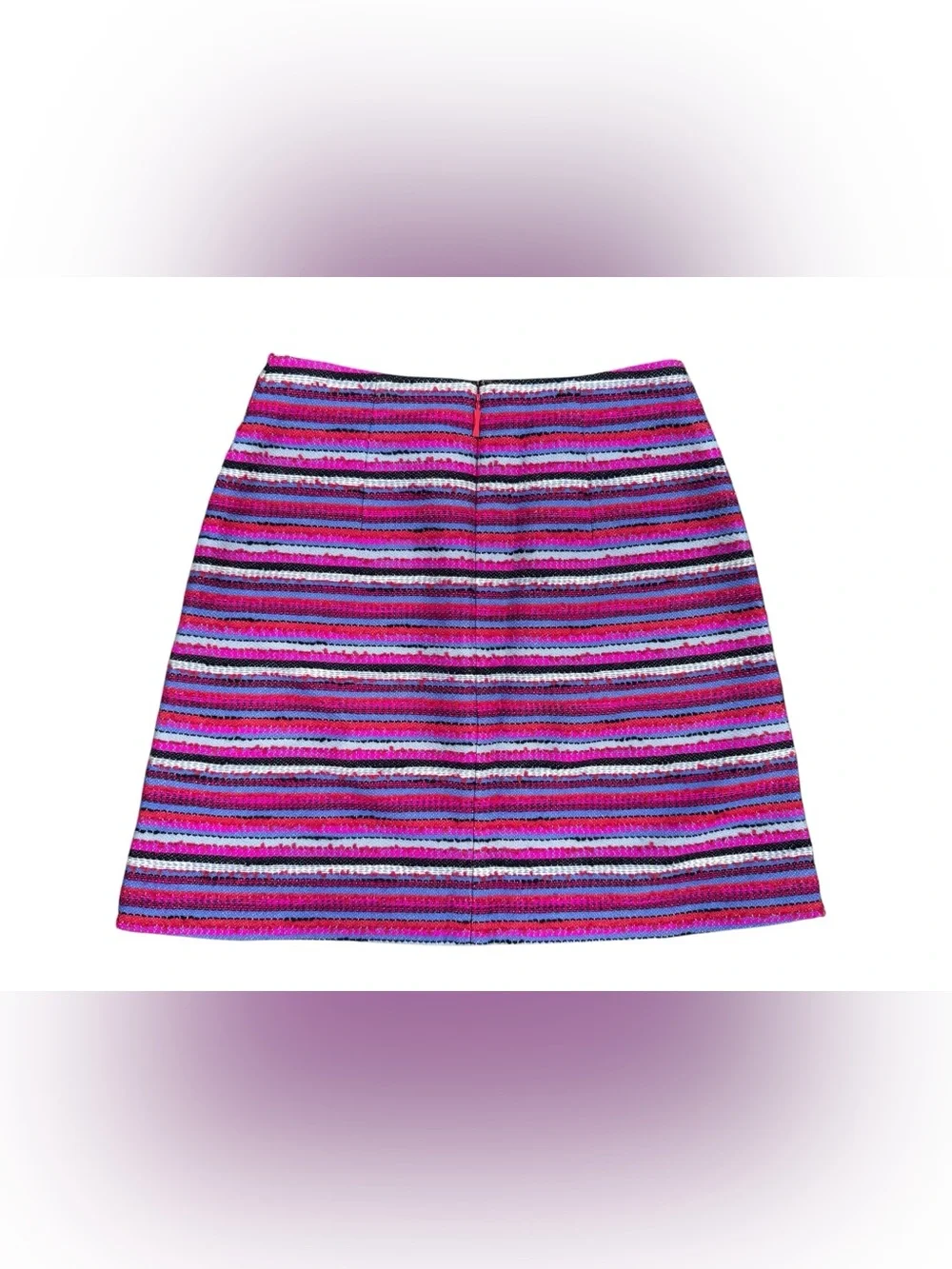 Kate Spade New York Tweed Textured Mini Skirt Size 6 Pink Multicolor